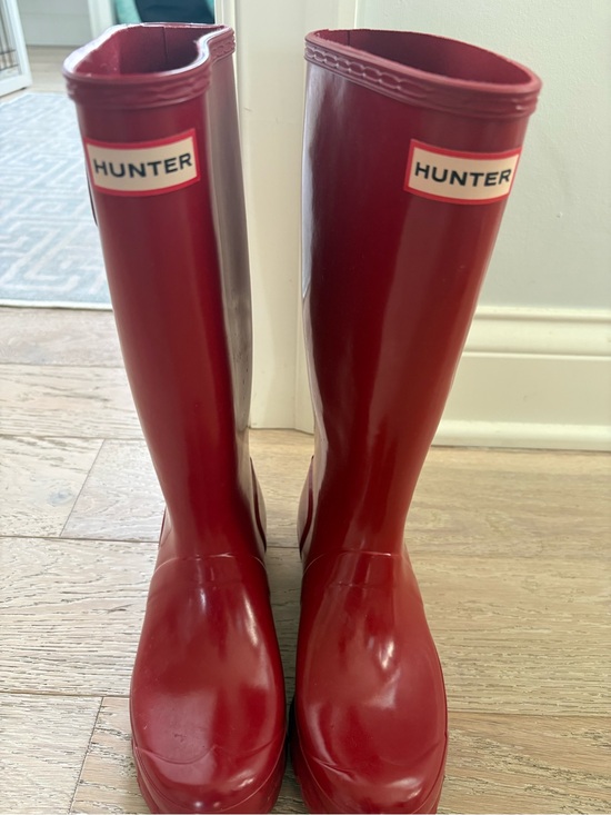 Hunter Shoes - Hunter Red Gloss Tall Rain Boots